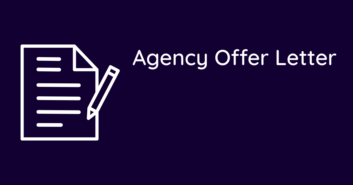 Agency Offer Letter