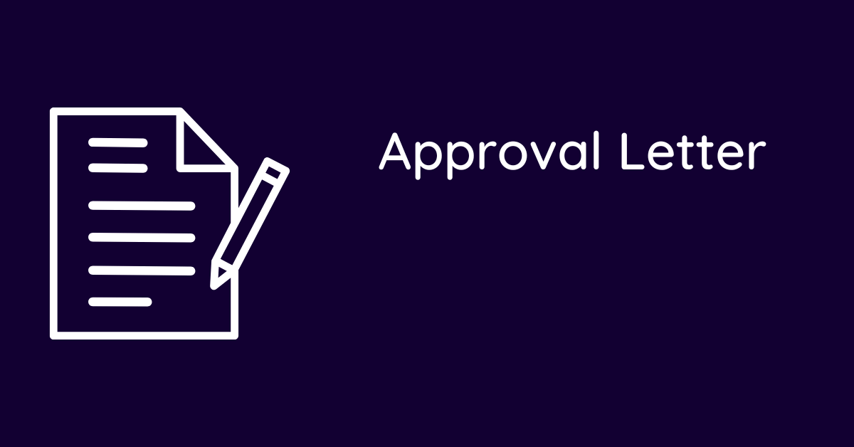 Approval Letter