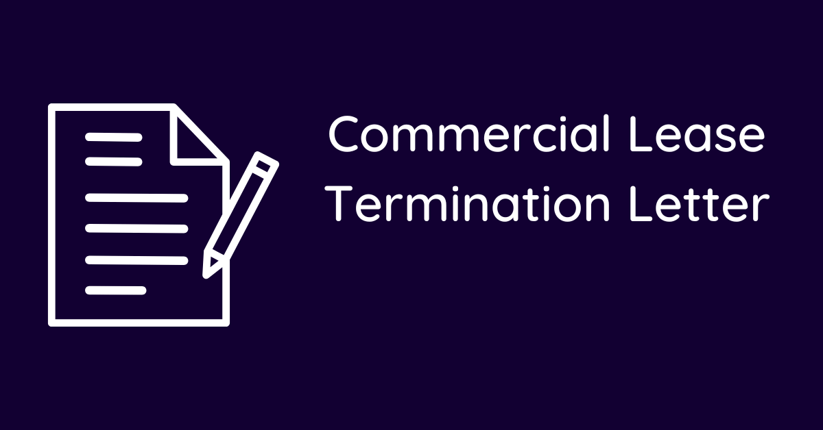 Commercial Lease Termination Letter