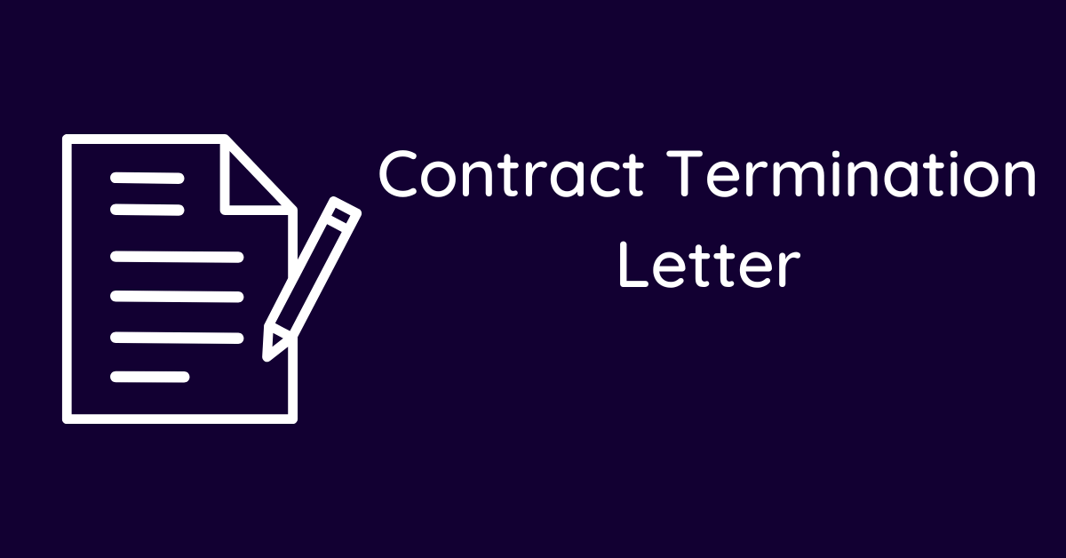 Contract Termination Letter