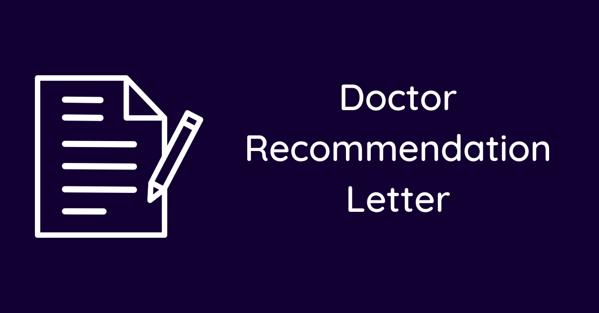 Doctor Recommendation Letter