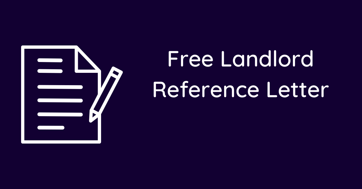 Free Landlord Reference Letter