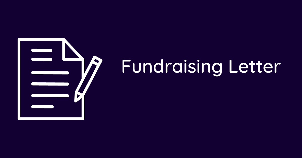 Fundraising Letter