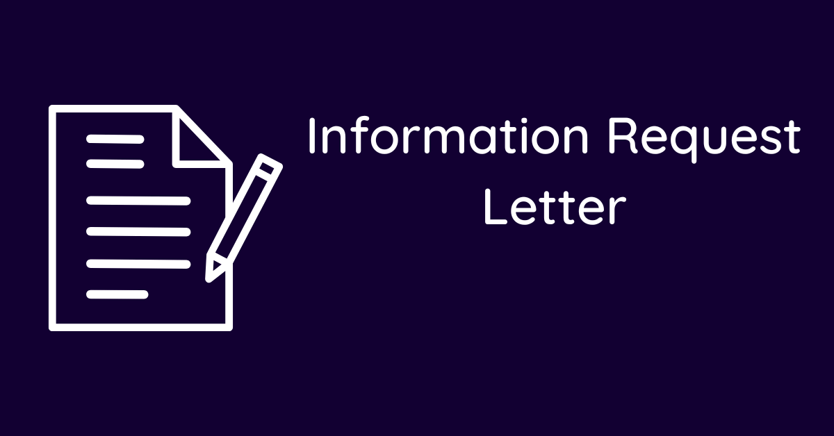 Information Request Letter