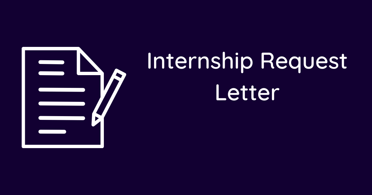 Internship Request Letter