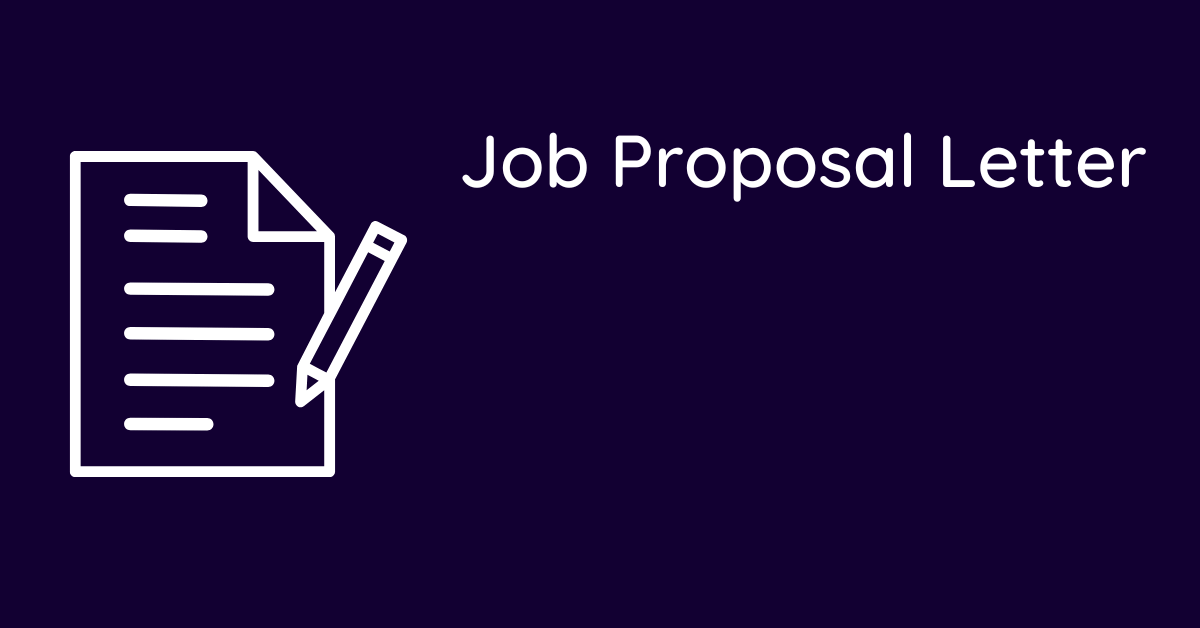 Job Proposal Letter