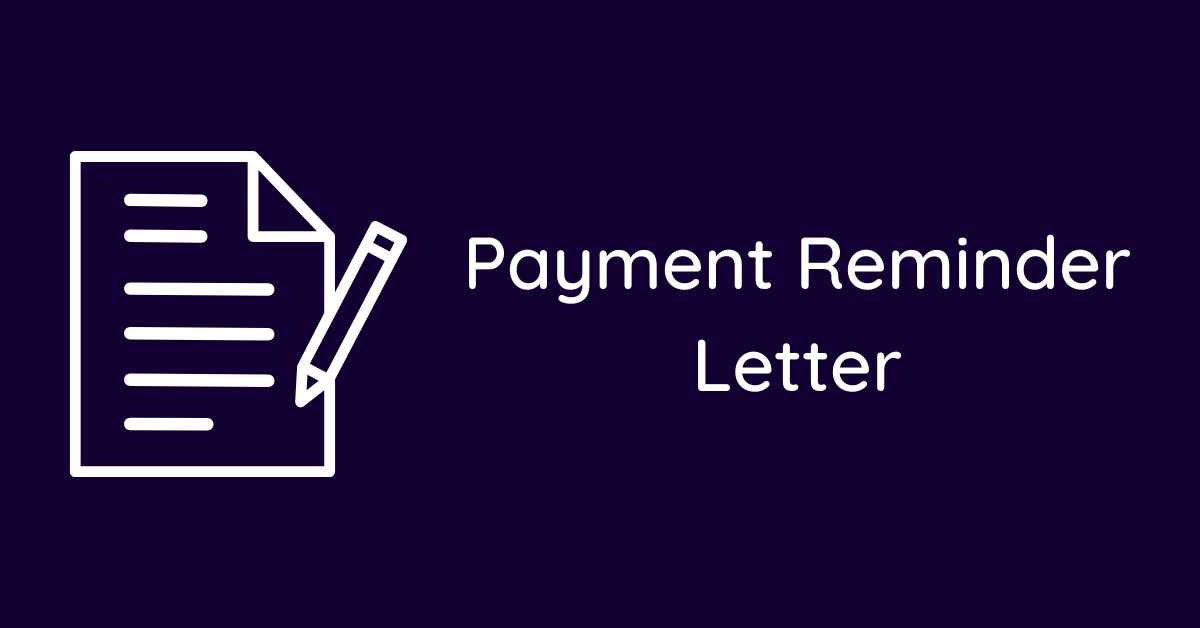 Payment Reminder Letter