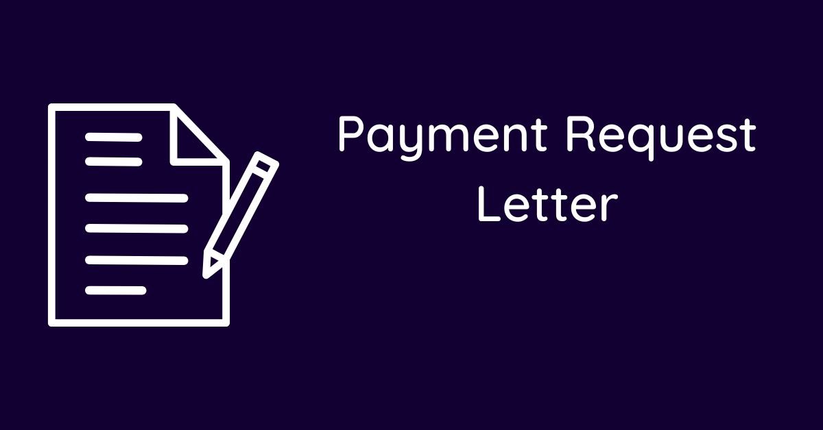 Payment Request Letter