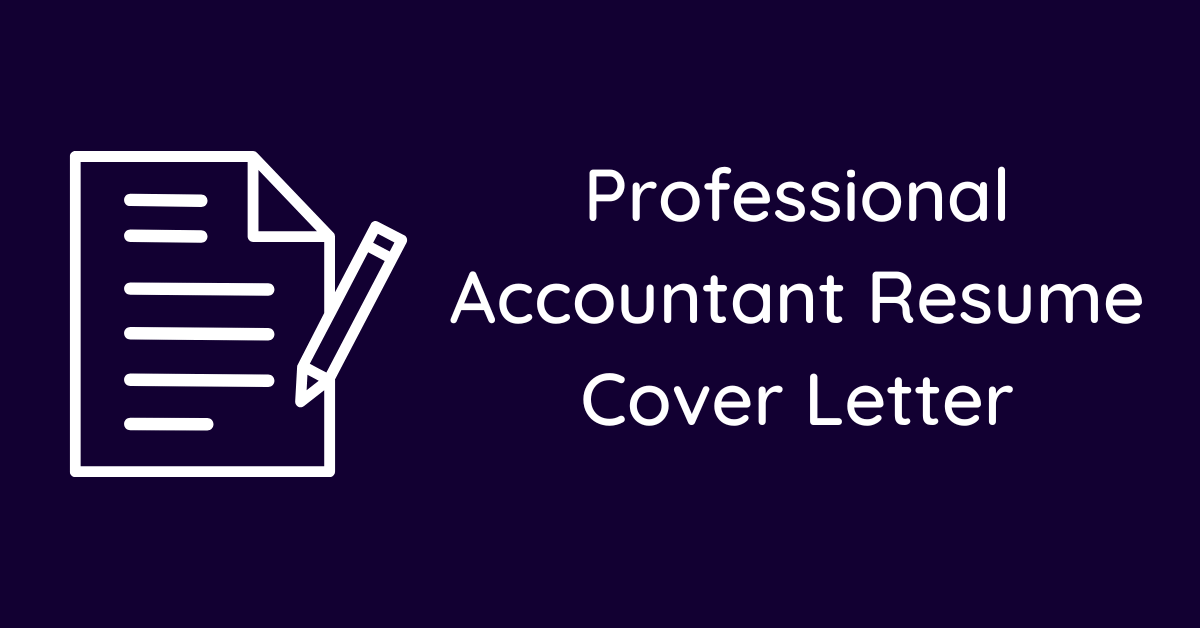 Professional Accountant Resume - Professional Accountant Resume Cover Letter 2