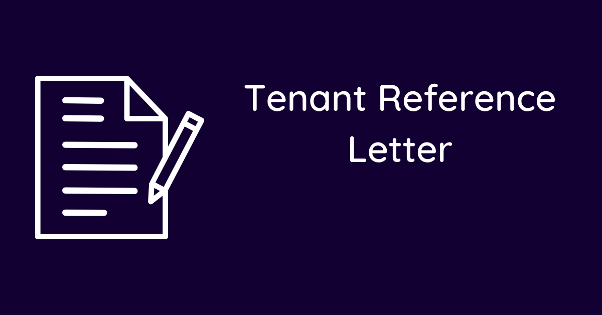 Tenant Reference Letter