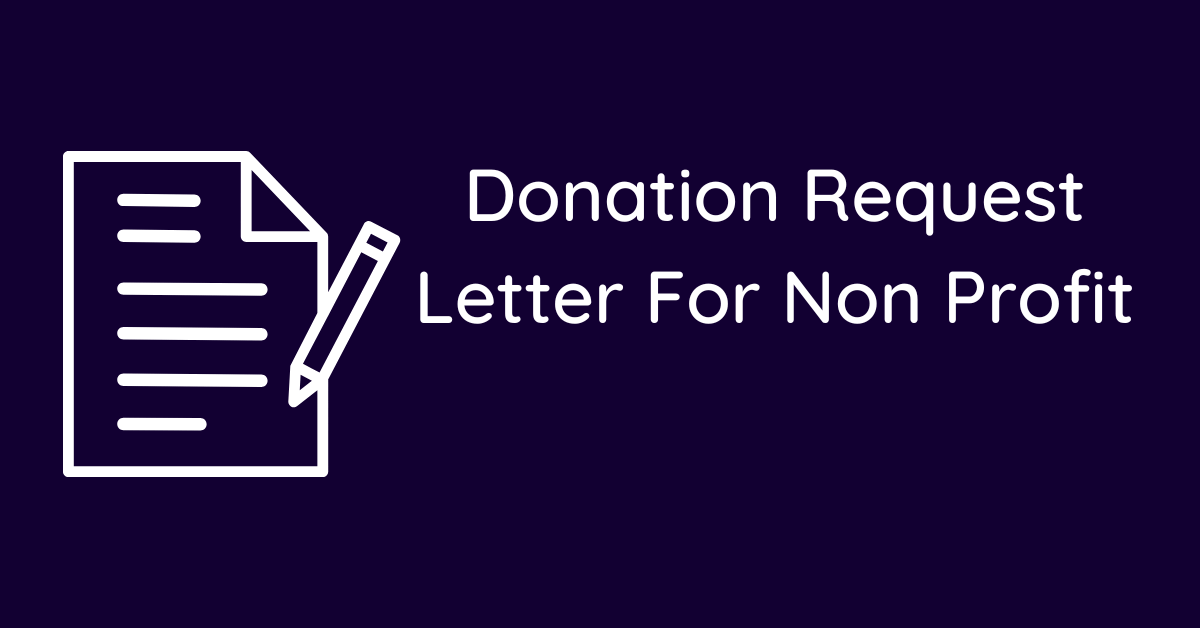 Donation Request Letter For Non Profit