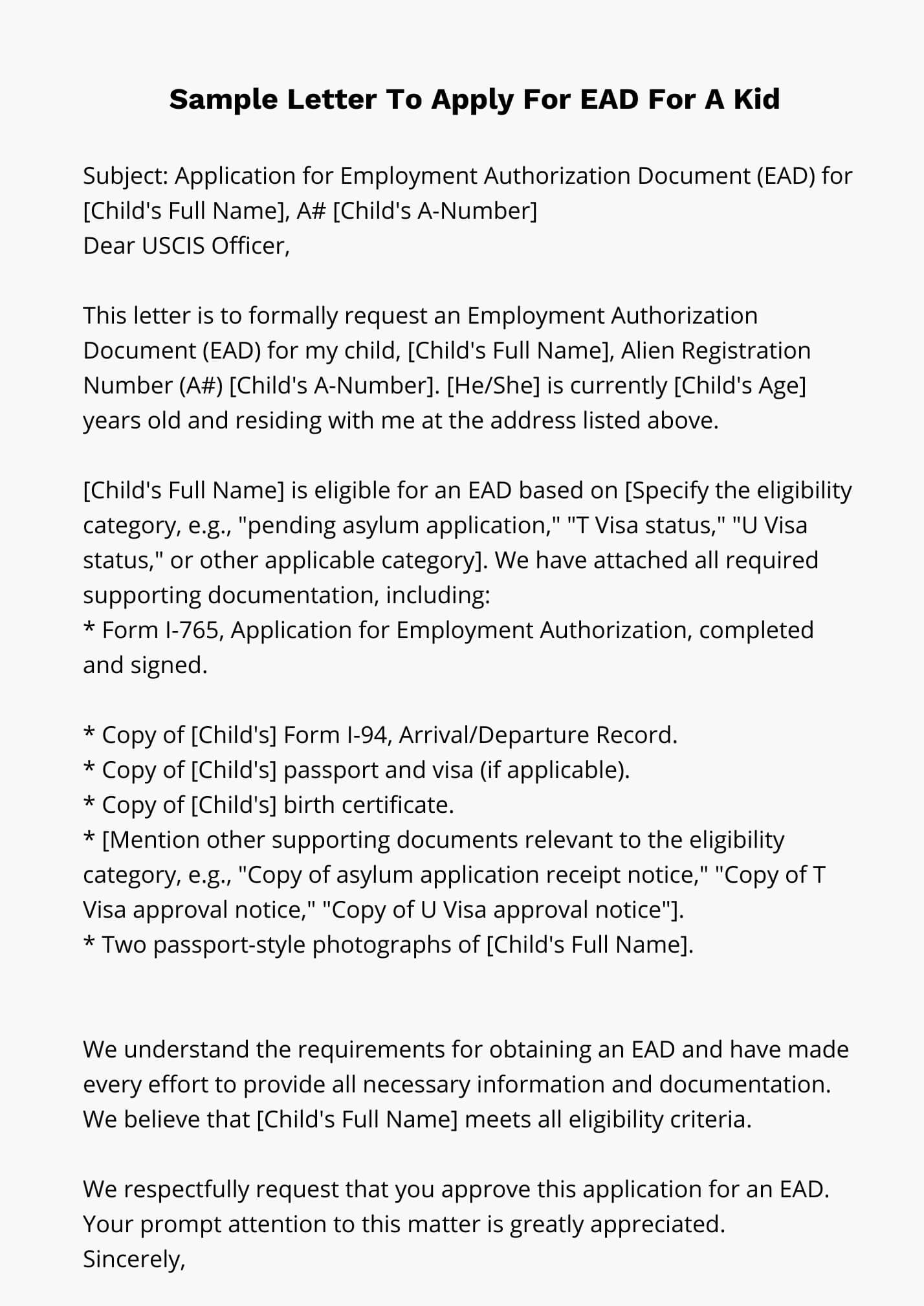 Sample Letter To Apply For EAD For A Kid (1)