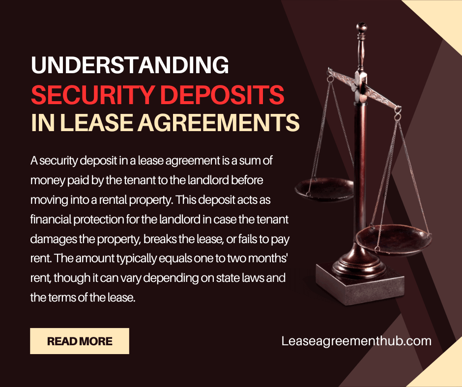 Understanding Security Deposits in Lease Agreements