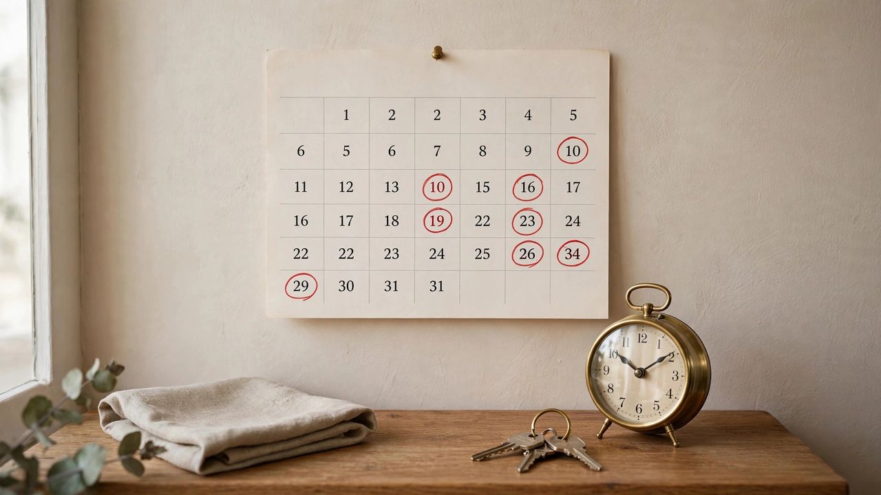 A visual showing the eviction process steps a tenant goes through, from the first notice to the final court order.